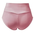 thumbnail image 1 of Women'S High Waist Solid Color Slim Stretch Pants Belly Sports Yoga Pants Solid Color Casual Pants Short Leggings for Women Paper Bag Shorts Women Short Waist Trainer for Women Women's Casual Loose, 1 of 3