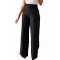 thumbnail image 1 of Women'S High Waisted Wide Leg Dress Pants for Business and Office Wear Black XXL, 1 of 4