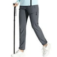 thumbnail image 1 of Women'S Hiking Pants Quick Dry Lightweights Water Elastic Waist Cargo Pants for All Seasons Dark Gray XXL, 1 of 7