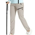 thumbnail image 1 of Women'S Hiking Pants Quick Dry Lightweights Water Elastic Waist Cargo Pants for All Seasons Khaki S, 1 of 6