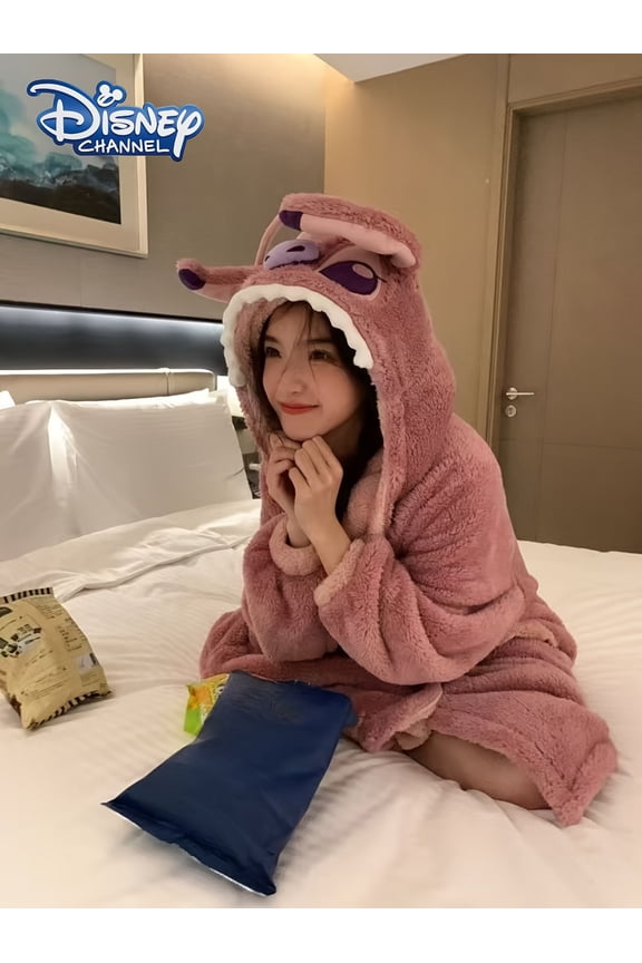 Women'S Hooded Robe - Lightweight All-Season Sleepwear & Lounge Dress with Button Front Closure, Soft Pink Robe for Women, Elegant Pajamas for Home, Birthday Mother'S Day Gift - Adult Women'S Robe