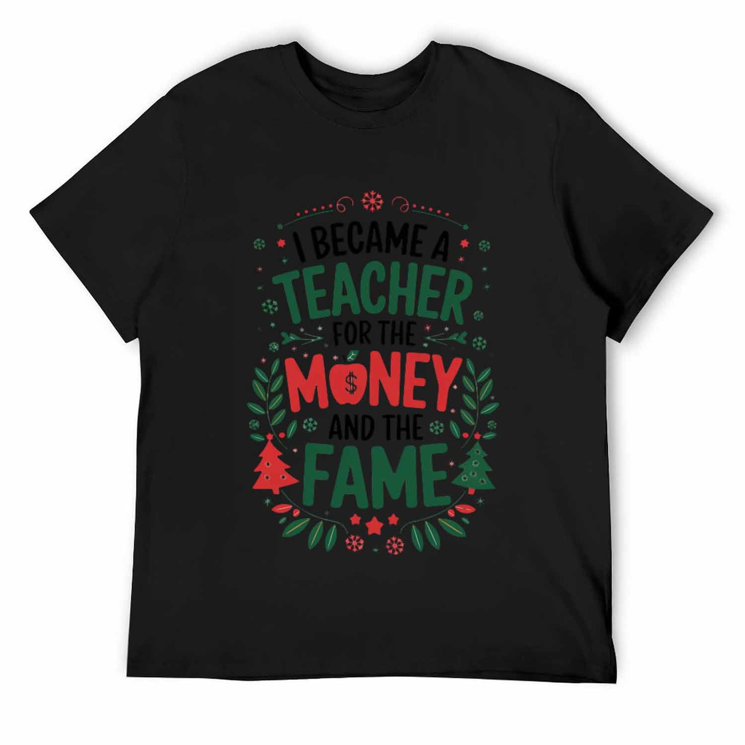 Women'S I Became A Teacher For The Money And The Fame , Asl, Sign ...