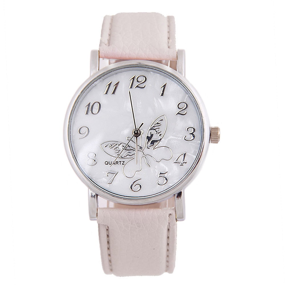 Women S Inexpensive Watch with Interchangeable Bands Watch for Seniors Expandable 20mm Leather
