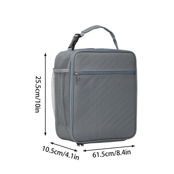 Women'S Insulated Lunch Cooler Handbag Slim Fit Thermal Tote Bag for Meal Prep and Healthy Eating 10X6X10 Inch Durable 600D Oxford Cloth Lunchbox for Outdoor Use