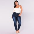 thumbnail image 1 of Women'S Jeans Stretchy Curvy Skinny Curvy Plus Size Comfortable Lightweight Casual Jeans Blue 4XL, 1 of 2