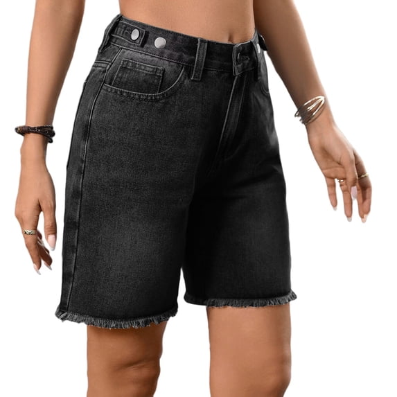 Women'S Jorts Baggy High Waisted Jean Shorts Ripped Denim Bermuda Shorts Y2K Shorts