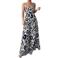 thumbnail image 1 of Women'S Jumpsuit Casual One-Piece Boho Summer Outfits Strap Wide Leg Long Pants Rompers, 1 of 9