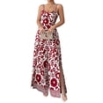 thumbnail image 1 of Women'S Jumpsuit Casual One-Piece Boho Summer Outfits Strap Wide Leg Long Pants Rompers, 1 of 9