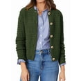 thumbnail image 1 of Women'S Knit Cardigan Sweaters Casual Long Sleeve Open Front Button Down Trendy Jackets Outerwear Army Green S, 1 of 9