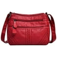 thumbnail image 1 of Women'S Large Capacity Soft Leather Crossbody Bag, Multi-Compartment Designer Shoulder Bag For Moms, Daily Use, Work, And Casual Outings, 1 of 2
