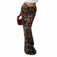 thumbnail image 1 of Women'S Leopard Maxi Skirt Mesh See Through Low Waist Y2K Bodycon Skirts Leopard XL, 1 of 9