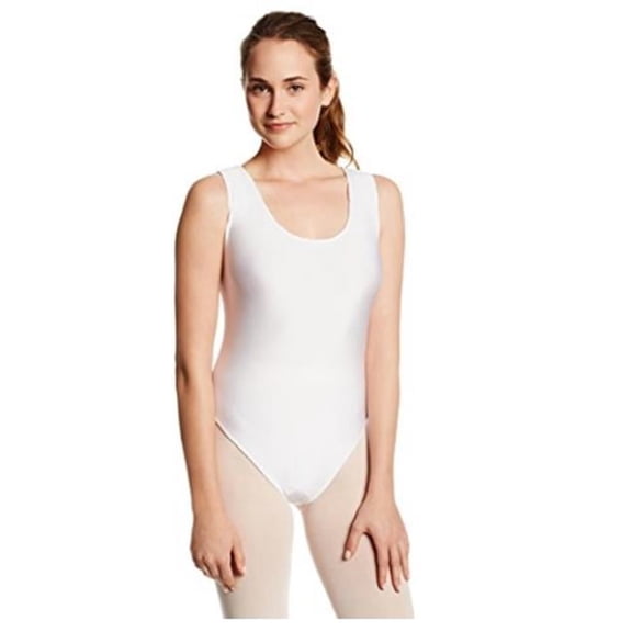Women'S Leotard White Lycra S
