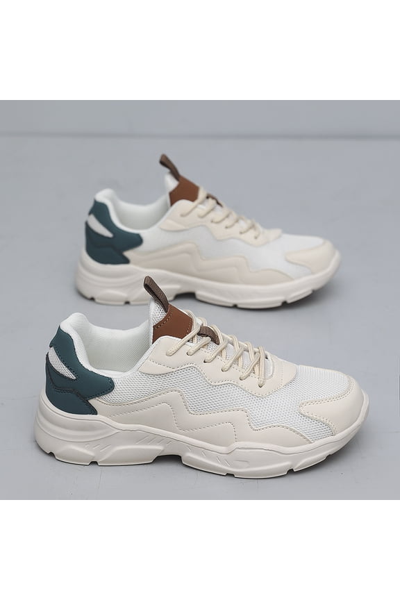 Women'S Lightweight And Breathable Thick-Soled Non-Slip Sports Shoes for All Seasons, Featuring Lace-Up Design, Perfect for Casual Running And Stylish Wear., Women Shoes, Sneakers