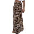 thumbnail image 1 of Women'S Long Skirts Elastic High Waist Ruffles Leopard Floral Print Casual A Line Flowy Dailywear Fashionable Casaul Party Comfortable Stretch Maxi Skirt Beach Vacation Clothes, 1 of 8