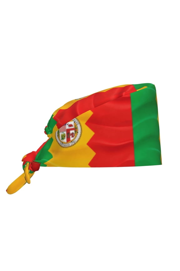 Women'S Los Angeles California Flag Double-Sided Printed Adjustable Working Cap