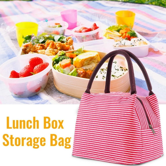Women'S Lunch Tote Bag Organizer with Reusable Coolers, Perfect for Outdoor Work Picnics, Multicolor Lunch Pack with Pockets