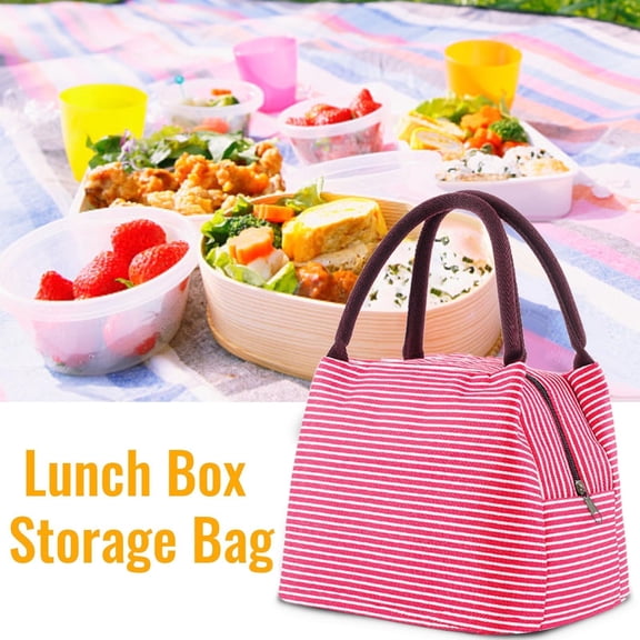Women'S Lunch Tote Bag Organizer with Reusable Coolers, Perfect for Outdoor Work Picnics, Multicolor Lunch Pack with Pockets