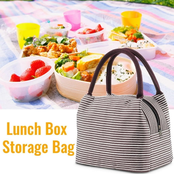 Women'S Lunch Tote Bag Organizer with Reusable Coolers, Perfect for Outdoor Work Picnics, Multicolor Lunch Pack with Pockets