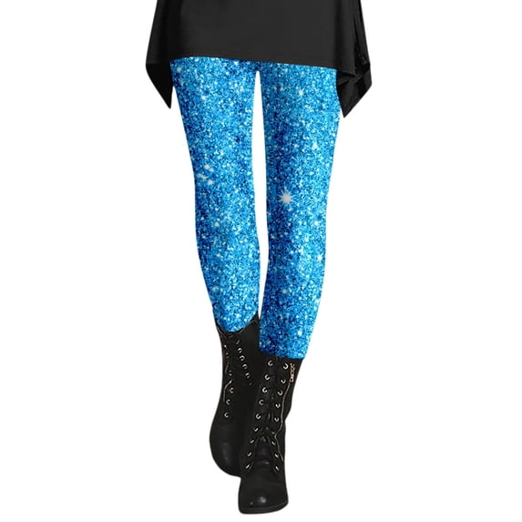 Women'S Mardi Print Butt Lifting Leggings, Casual Tight Pants For Women, Fleece Lined Thermal Yoga Leggings