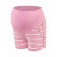 thumbnail image 1 of Women'S Maternity Shorts over Belly Pregnancy Lounge Workout Running Pajama Sleep Shorts with Pockets Pink M, 1 of 3