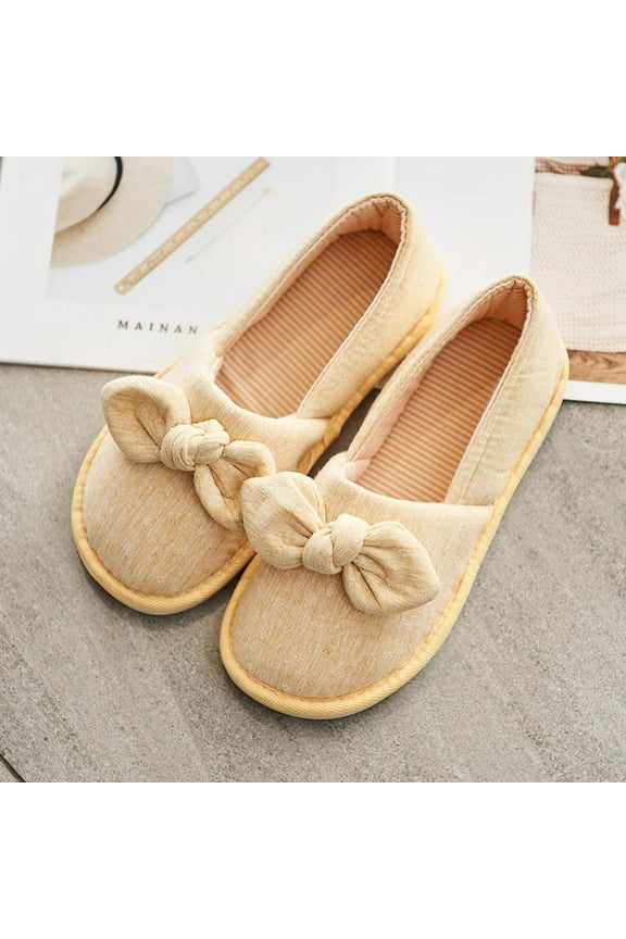 Women'S Memory Foam Diabetic Slippers Arthritis Edema Adjustable Closed Toe Swollen Slippers Comfortable Indoor Outdoor-Yellow?9.85-10