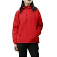 thumbnail image 1 of Women's And Men's 3 In 1 Detachable Outdoor Mountaineering Suit And Ski Suit Casual Jacket Lightweight Hooded Softshell Jacket for Running Travel Hiking, Windproof Outerwear, Water Repellent, 1 of 8