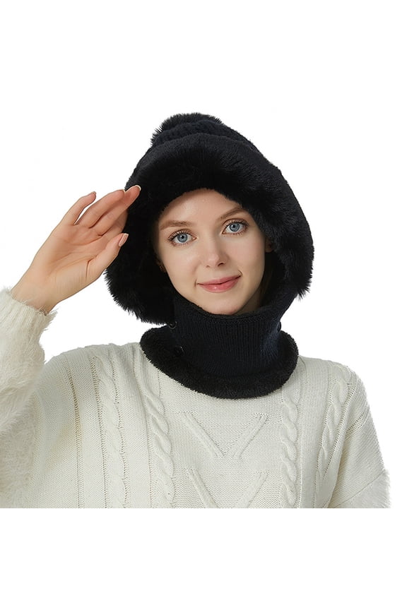 Women'S Men'S Hats & Caps Hat Neck Kit Fashion Simple And Versatile Knit Hat Warm Ear Protection Hats