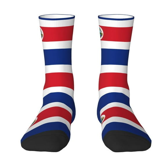 Women'S Novelty Funny Crew Socks Men'S Flag Of Costarican Design Socks