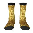 thumbnail image 1 of Women'S Novelty Funny Crew Socks Men'S Gold Coins Amazing Design Socks, 1 of 7