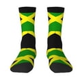 thumbnail image 1 of Women'S Novelty Funny Crew Socks Men'S Jamaican Flag Design Socks, 1 of 7