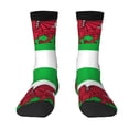 thumbnail image 1 of Women'S Novelty Funny Crew Socks Men'S Welsh Flag Design Socks, 1 of 7