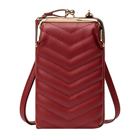 NOKIO Women'S One-Shoulder Crossbody Bag Korean Version Of One Shoulder Small Bag Fashion Trend Mini Messenger Bag New Type Women's Touchscreen Mobile Phone Bag