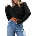 thumbnail image 1 of Women'S Oversized Cable Knit Crewneck Sweaters, 1 of 6
