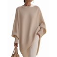thumbnail image 1 of Women'S Oversized Sweaters Winter Long Sleeve Casual Tops Mock Neck Loose Fit Knit Pullover Color M, 1 of 9