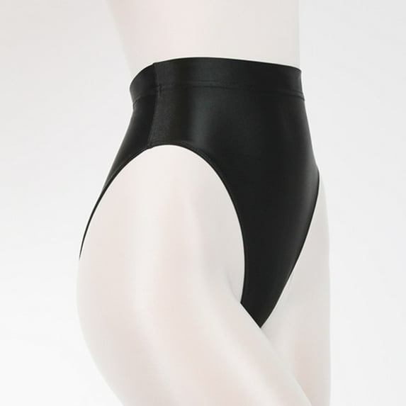 Women'S Panties Super Thin Shiny Transparent High Waisted Briefs Sexy And Smooth,Black Women'S Nylon Underwear XL