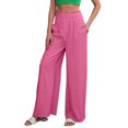 thumbnail image 1 of Women'S Pants Business Casual Pants for Women Red Baggy Pants Lounge Pants for Women High Waist Pants Women With Pockets Women Summer Outfits, 1 of 4