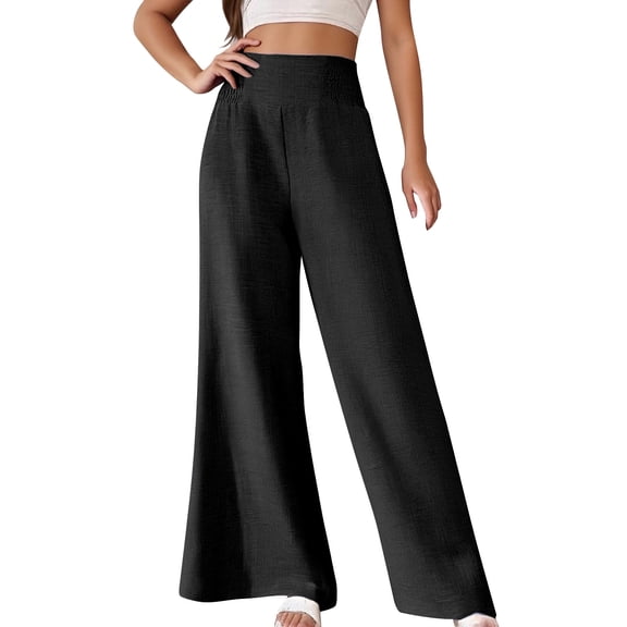 Women'S Pants Casual Pants for Women Black Baggy Pants Women Loose Fitting Pants for Women Wide Leg Cargo Pants for Women Womens Capris for Summer