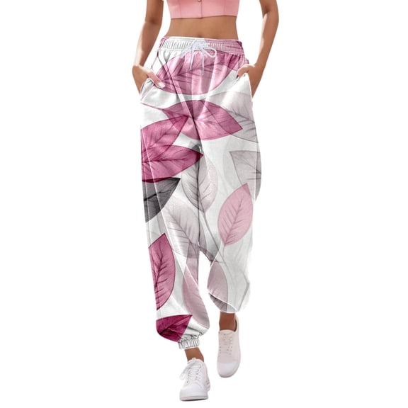 Women'S Pants Ladies Casual Pants Pink Work Pants Women Comfy Sweatpants Women Wide Leg Trousers with Pockets Fall Pants