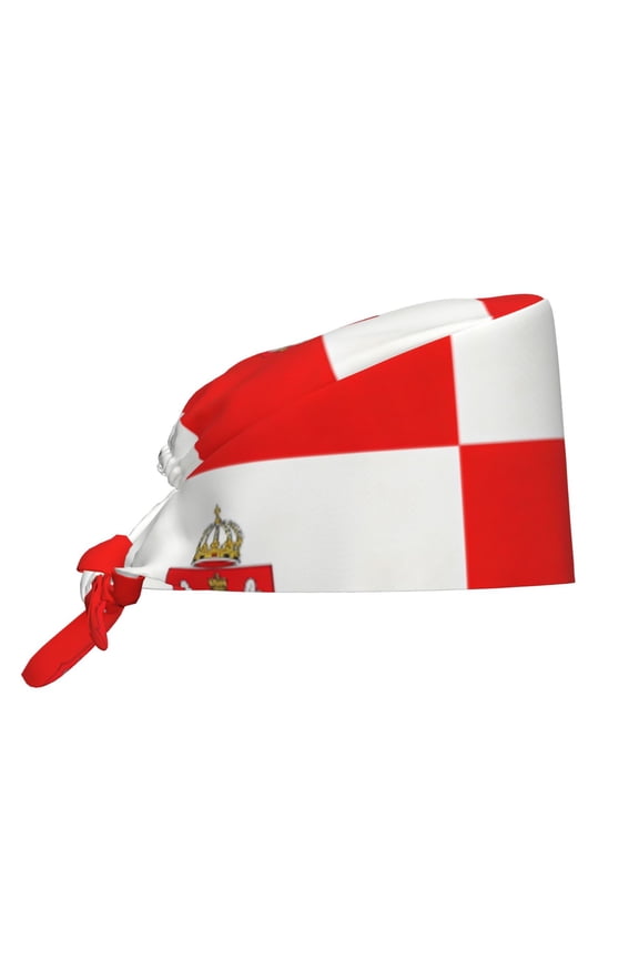 Women'S Polish-Flag Double-Sided Printed Adjustable Working Cap