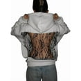 thumbnail image 1 of Women'S Pullover Sweatshirts Casual Long Sleeve Crystal Mesh Back Hoodie with Pocket Lace White XXL, 1 of 5