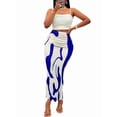 thumbnail image 1 of Women'S Ruched Bodycon Maxi Skirt High Waisted Fishtail Pencil Long Skirts Fall Blue L, 1 of 5