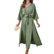 teal green evening dress Ella Teal Off Shoulder Formal Maxi Dress - US 4 main image 0