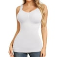 thumbnail image 1 of Women'S Seamless Shapewear Tank Top Compression Undershirt With Built-In Bra For Intimate Underwear, 1 of 6