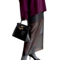 thumbnail image 1 of Women'S Sheer High Waist Skirt Fashion Chic Casual Office Midi Pencil Skirt Elegant See Through, 1 of 7