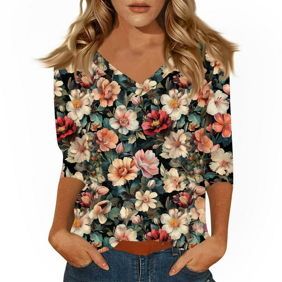 Women'S Shirts Dressy Casual Xxl Saffron