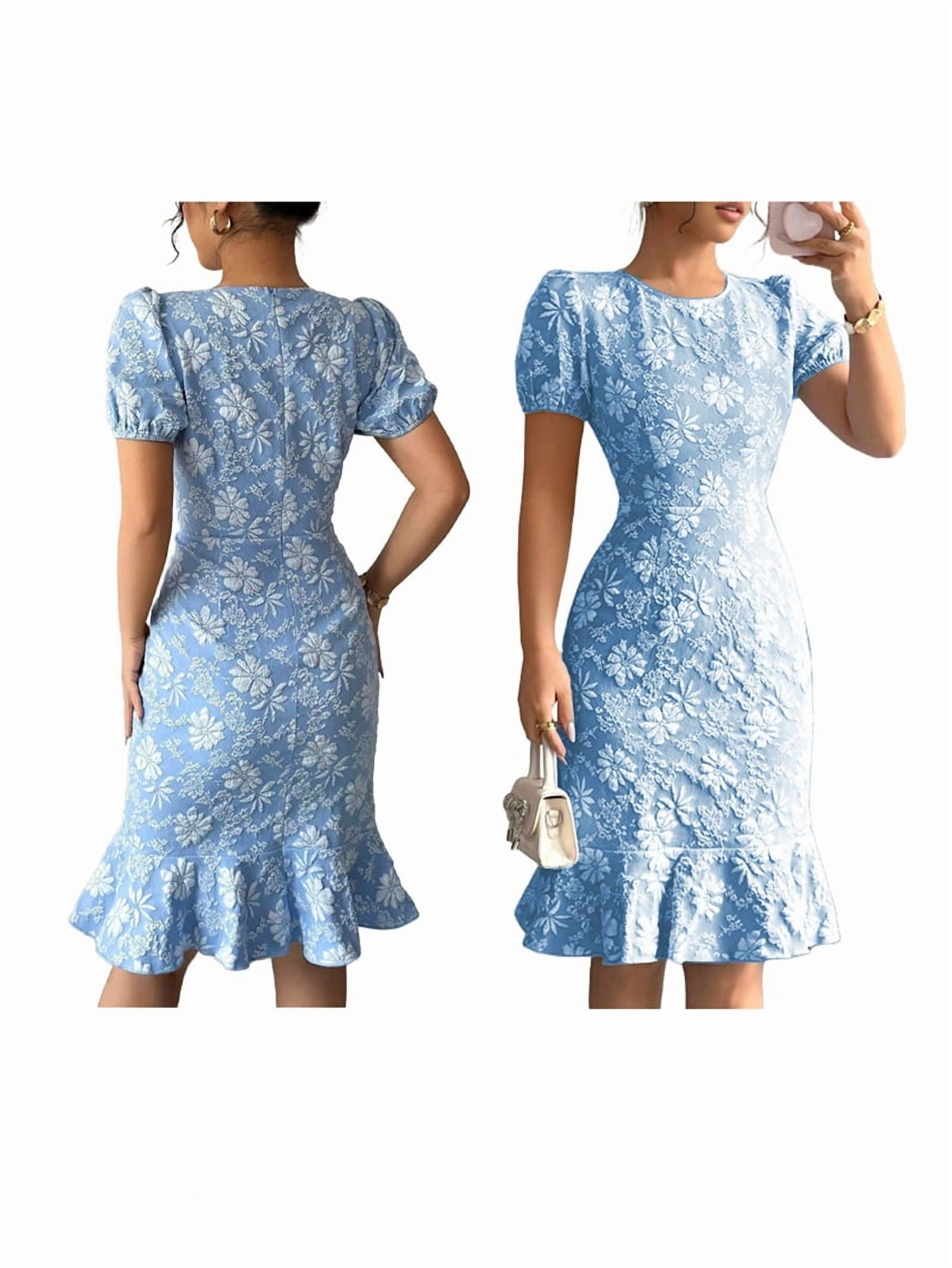 dress for hijab wear Bridesmay Cocktail Dresses Women 2024 Wedding Guest Midi with Strapless Lavender Tiered A-line TE25 - SUMMER Size:10 yrs