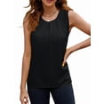 thumbnail image 1 of Women'S Silk Satin Tank Top Summer Business Casual Outfit 2025 Sleeveless Work Dressy Shirt, 1 of 7