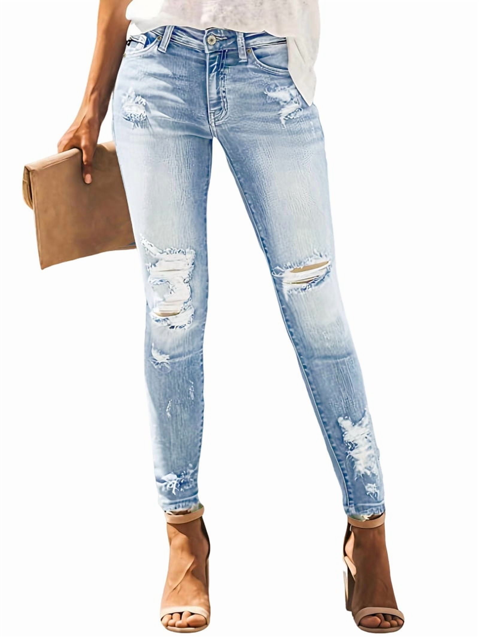 Rockstar Super Skinny Jeans Old Navy White Distressed Jeans Old