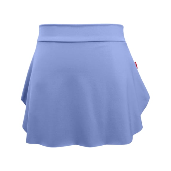 Women'S Skirt Women Pull On Ballet Skirt Elastic Dance Skirt Mini Skirt For Skating Gymnastis Sky Blue XL