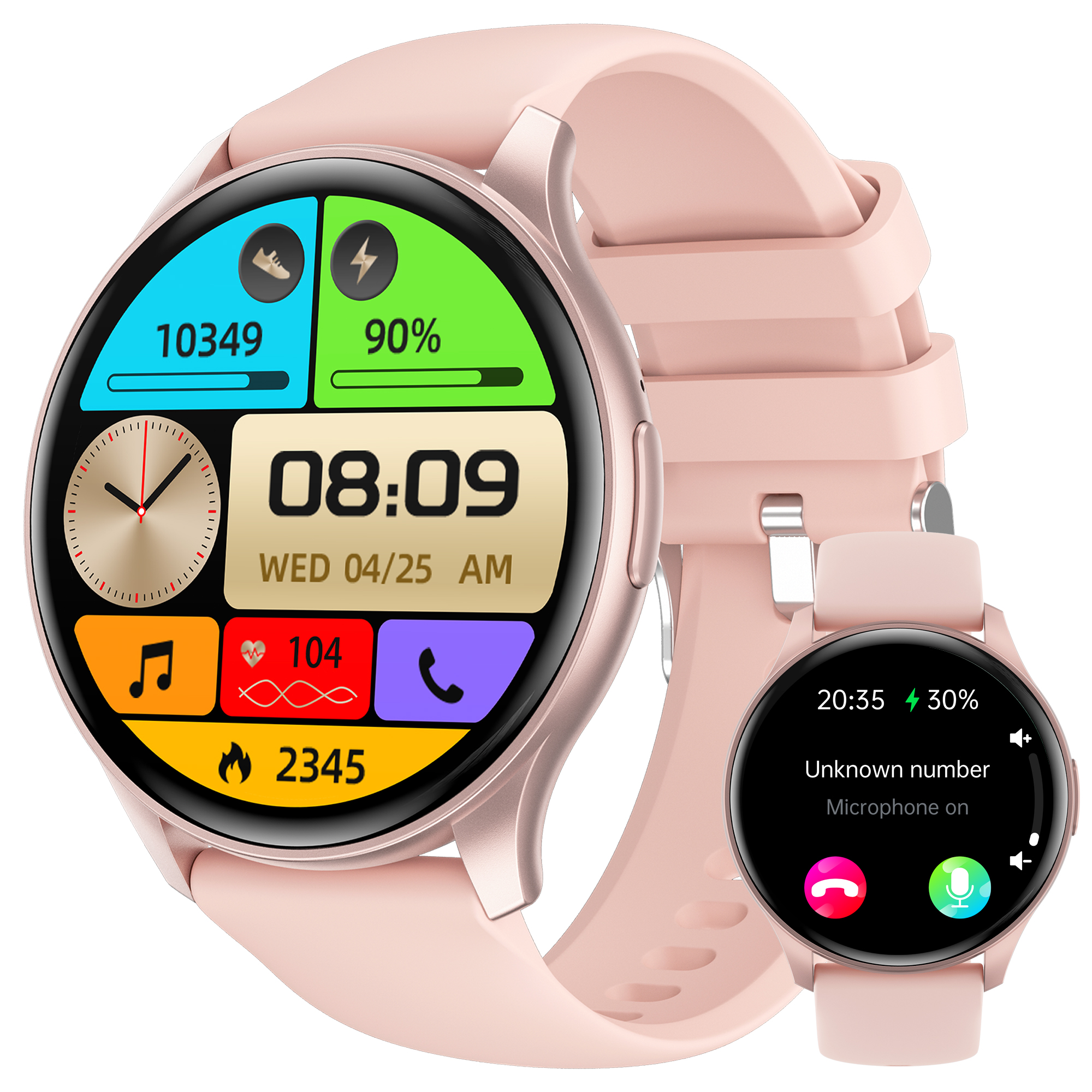 Willful Smart Watch,1.3" Touch Screen Smartwatch,Fitness Trackers With